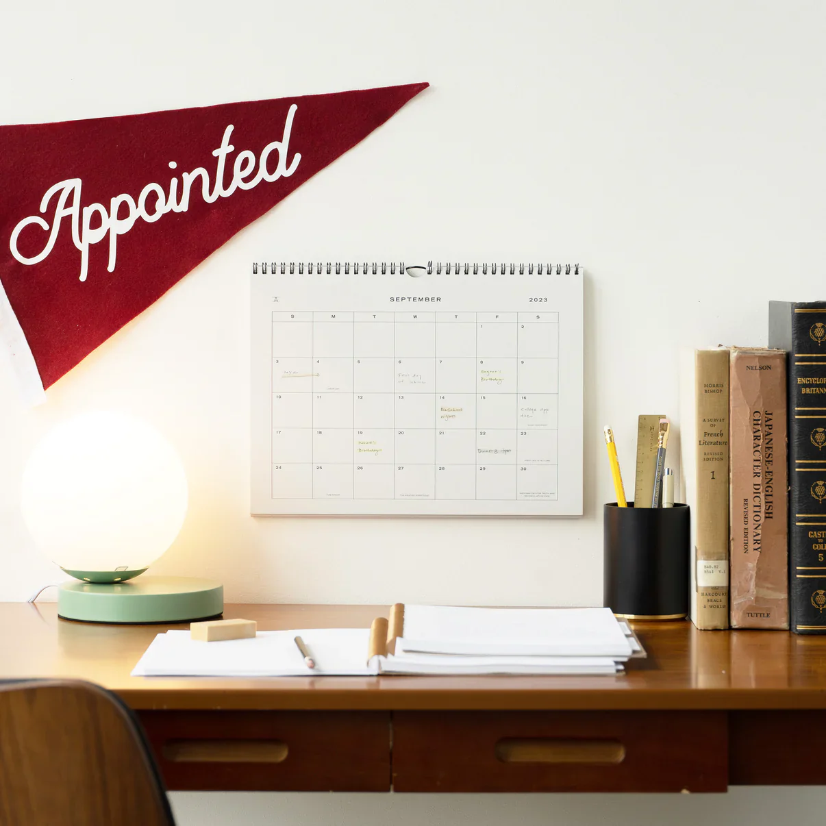 Appointed - 3 Subject Notebook Oxford Blue - Cuaderno Azul Cuadriculado, Rayado B5 (19 x 24 cm) - Image 9