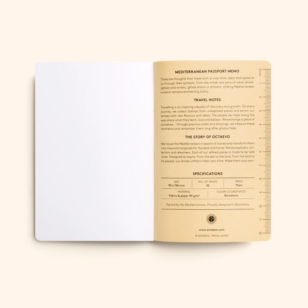 Octaevo - Passport Travel Notes - Set de 3 Libretas lisa, rayada y con malla de puntos A6 (9 x 13,5cm) - Image 5