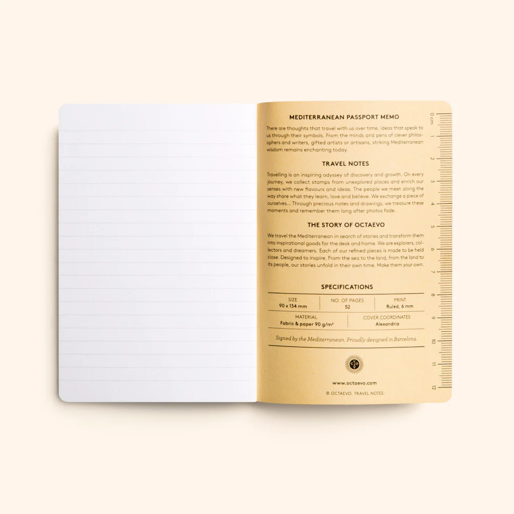 Octaevo - Passport Travel Notes - Set de 3 Libretas lisa, rayada y con malla de puntos A6 (9 x 13,5cm) - Image 7
